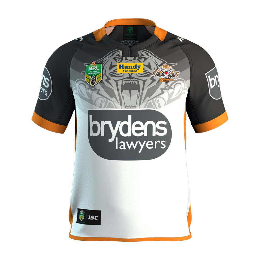 wests tigers jersey history